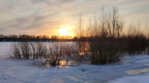 Закат. Очень красивое небо. ( 16 марта)