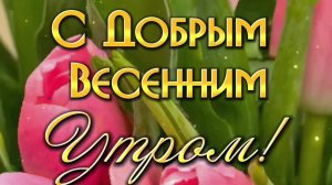 С добрым весенним утром!