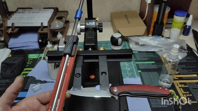 Обслуживание и заточка ножа Eafengrow EF954 сталь D2.mp4