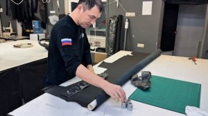 Перетяжка руля автомобиля Opel Corsa в натуральную кожу с добавлением нулевой метки