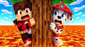 😱 МАРШАЛ и ЗЕРО ЗАПЕРТЫ В ПОЛ ЭТО ЛАВА в МАЙНКРАФТЕ!