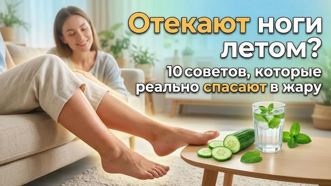 Отекают ноги летом? 10 советов, которые реально спасают в жару