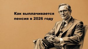 Как выплачивается пенсия в 2026 году