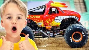Крис и Майк посетили шоу Monster Jam