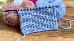 Лучший узор спицами для мужских свитеров и джемперов. Простой узор для начинающих