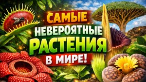 Самые невероятные растения в мире.