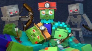 Печальная история 😥 Провал в шахте. Майнкрафт Мультик