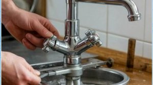 Двухвентельный смеситель: как снять ручки и кранбуксы?