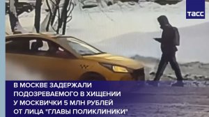 В Москве задержали подозреваемого в хищении у москвички 5 млн рублей от лица "главы поликлиники"