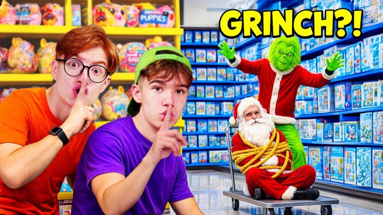 МЫ СПАСЛИ МАГАЗИН ИГРУШЕК ОТ ГРИНЧА