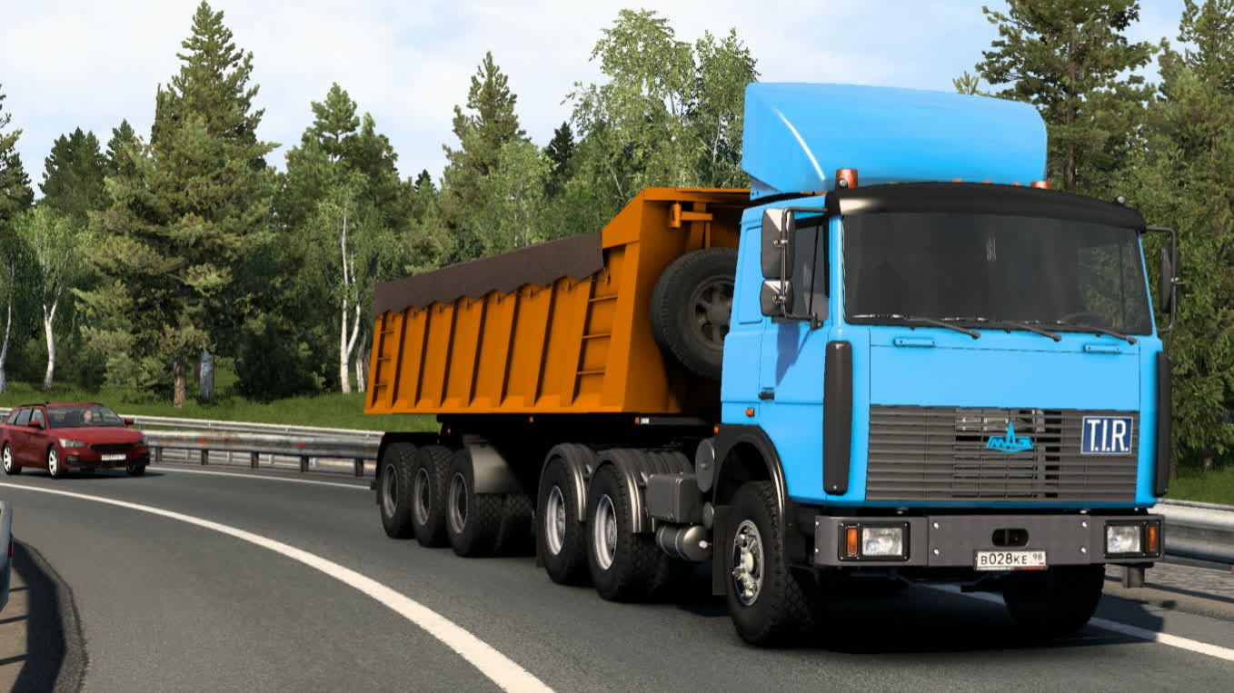 578 / ЕTS2 1.57 / MAZ 6422 / Домой в Питер!