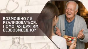 Возможно ли реализоваться, помогая другим безвозмездно?