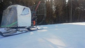 Весенняя поездка на аэросанях