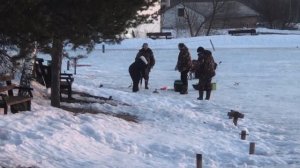 поимка форели на молька