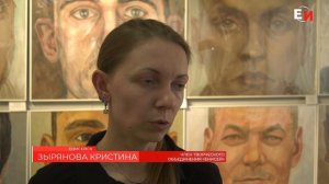 В ЕНИСЕЙСКЕ ОТКРЫЛАСЬ ВЫСТАВКА ПОРТРЕТОВ-ОБРАЗОВ «ВЗГЛЯД. МОЛИТВА»