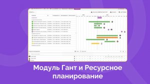 Модуль Гант и Ресурсное планирование в Кайтен