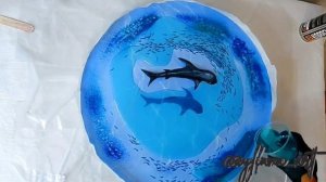 Акула resin.art / барельеф