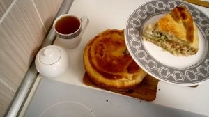 Пирог сытный с Лососем и Брокколи ! Постное тесто ! Полезно и Вкусно! #рыба #пирогрыбный #пирог