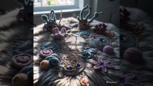 dreamina-2026-02-03-8746-полупрозрачные витражные губы в центре м...