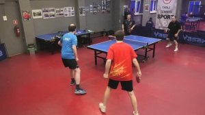 отбор Чирков/Стрижанов (1297) - Мокров/Мамонтов (773) 15.03 Парный турнир настольный теннис