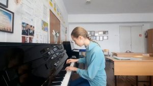 Ф.Бургмюллер.Беглость, исп. Махортова Лада, преп. Гребенюк М.Л