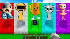 ВЫБЕРИ НЕОБЫЧНЫЕ ПОРТАЛЫ С КРУТЫМИ ПЕРСОНАЖАМИ И ЛЕДИ БАГ В МАЙНКРАФТ