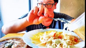 МУКБАНГ почти ДИЕТИЧЕСКИЙ/Как СВАРИТЬ салат🤭