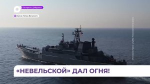 БДК ТОФ «Адмирал Невельской» провел артиллерийские стрельбы в заливе Петра Великого