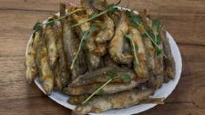 Жареная мойва