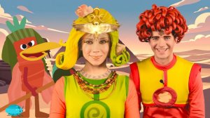 💃 Лиа и Скаут танцуют под песню ТУТХАМОН 💃 — Песенки Фортуны