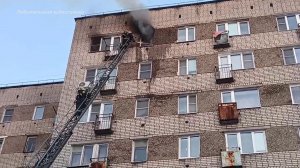 (Рыбинск-40) ПОЖАР В ВЫСОТКЕ