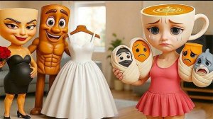 Балерина Капучина и подарочное свадебное платье от Тунг Тунг Сахура. Герои Брайнрот