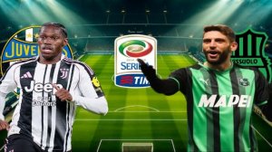 ФУТБОЛ ЧЕМПИОНАТ ИТАЛИИ SERIA А.  ЮВЕНТУС - САССУОЛО.  ТЕКСТОВАЯ ОНЛАЙН ТРАНСЛЯЦИЯ