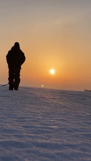 Рыбалка на рассвете. Зима 2026