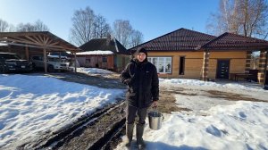 Муж уехал из дома. Чем занимается жена? Строим дом в деревне. Делаем ремонт своими руками.