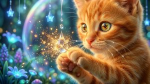 Котёнок и Щенок: Волшебный Зонтик! ☂️ Прячемся от звёздного дождя! Песенка-мультик