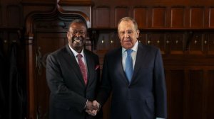 Министр МИД С.В.Лавров с Министром иностранных дел Кении М.Мудавади, Москва, 16 марта 2026 года