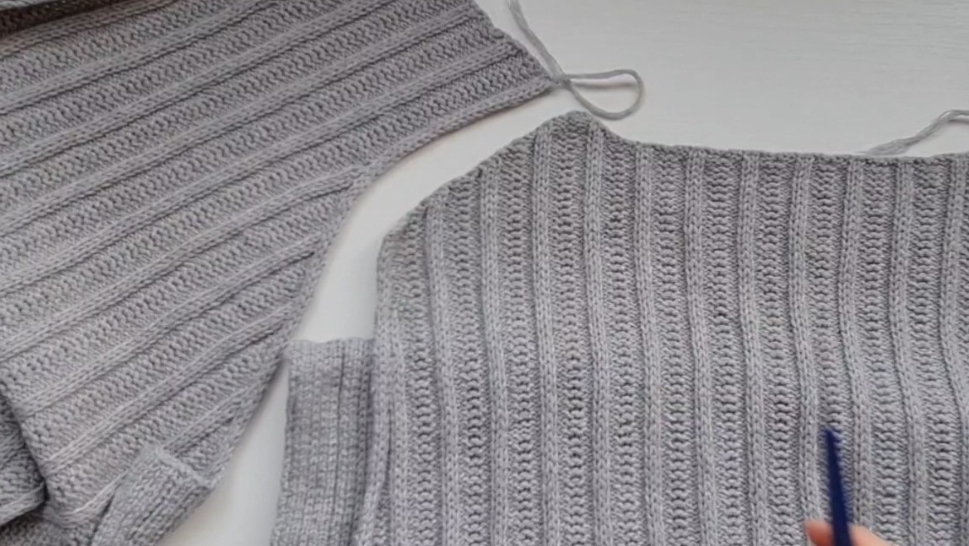 сшивание плеча с погоном рукава