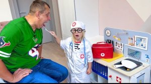 СОФУНЬЯ ШАЛУНЬЯ - НИКА СДЕЛАЛА ПАПЕ ПРОВЕРКУ ЗДОРОВЬЯ.