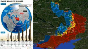 Карта боевых действий. Иран назвал Украину законной целью для атак
