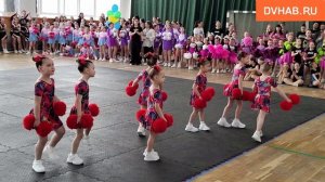 Более 200 чирлидеров выступили на Кубке Амурского района