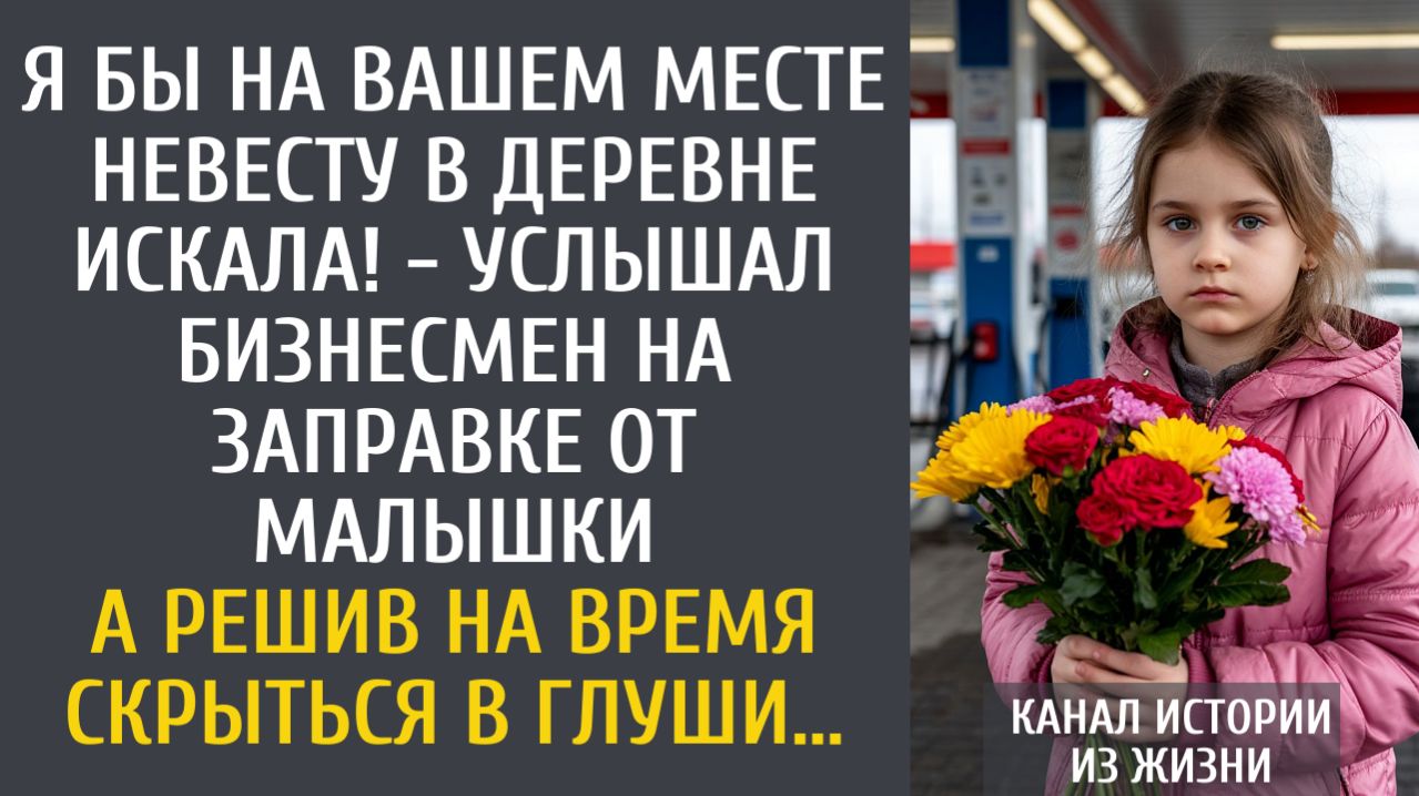 Истории из жизни: Я бы на Вашем месте невесту в деревне искала! - услышал бизнесмен от малышки…