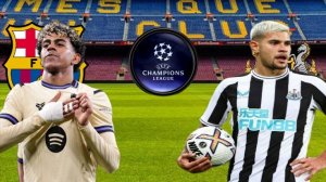 ФУТБОЛ ЛИГА ЧЕМПИОНОВ 1/8 ФИНАЛА.  БАРСЕЛОНА - НЬЮКАСЛ.  ТЕКСТОВАЯ ОНЛАЙН ТРАНСЛЯЦИЯ