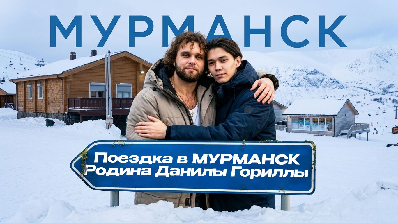 Поездка в Мурманск! Родина Данилы Гориллы! - Whoismoveton