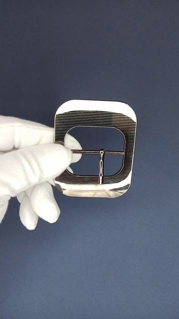 Пряжка полосатая большая, Артикул 00016