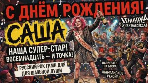 С днем рождения, Саша! Именная песня-поздравление