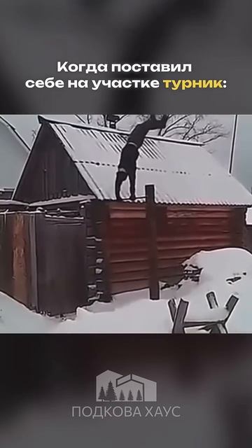 Когда поставил себе турник 😂