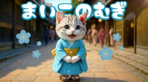 【Офисный котик Муги】Добро пожаловать!! Репортаж из жизни Муги, который стал майко 🐱🍵