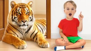 Приключения в дикой природе дома | Дети учат названия животных