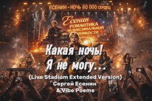 Какая ночь! Я не могу… (Live Stadium Extended Version) Сергей Есенин & Vibe Poems